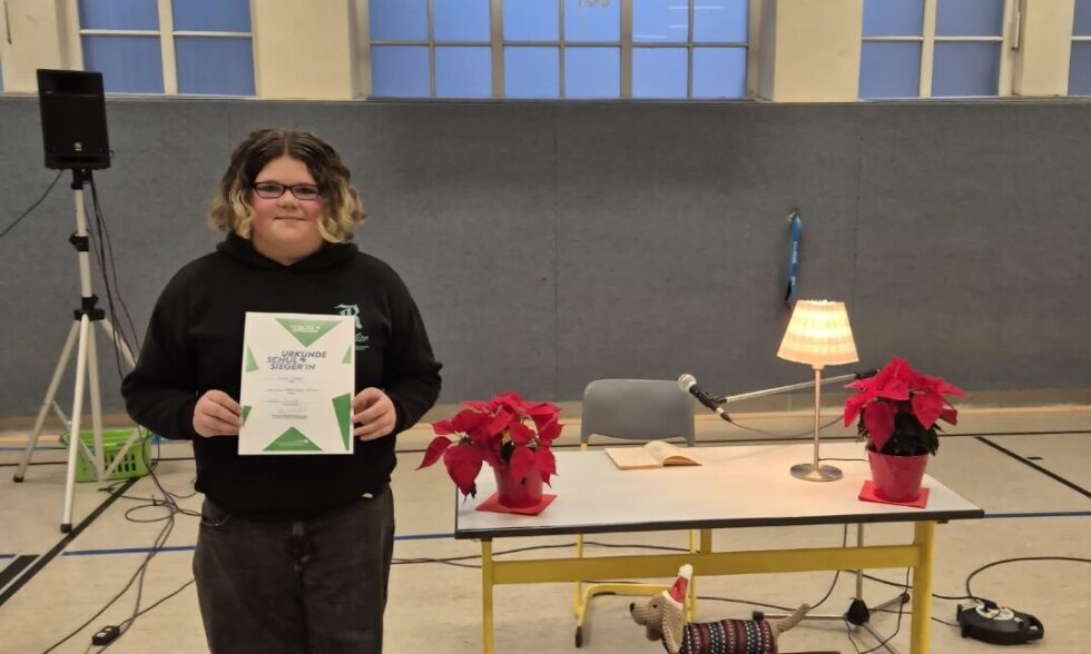 Vorlesewettbewerb an der Apollonia Oberschule: Emma aus der 6c überzeugt die Jury