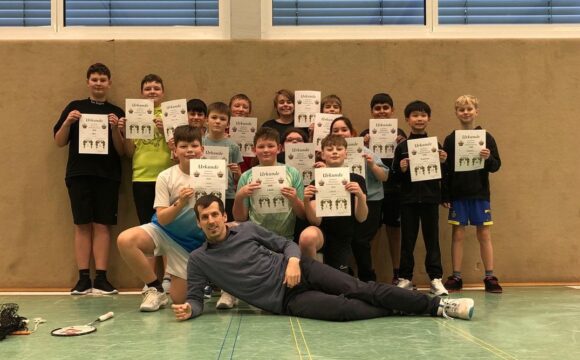 Rekordteilnhemerzahl beim Badminton – Halbjahresturnier Rekordteilnhemerzahl beim Badminton – Halbjahresturnier